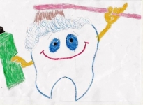 Рисунок "Чистим зубки,чтобы быть здоровым"
